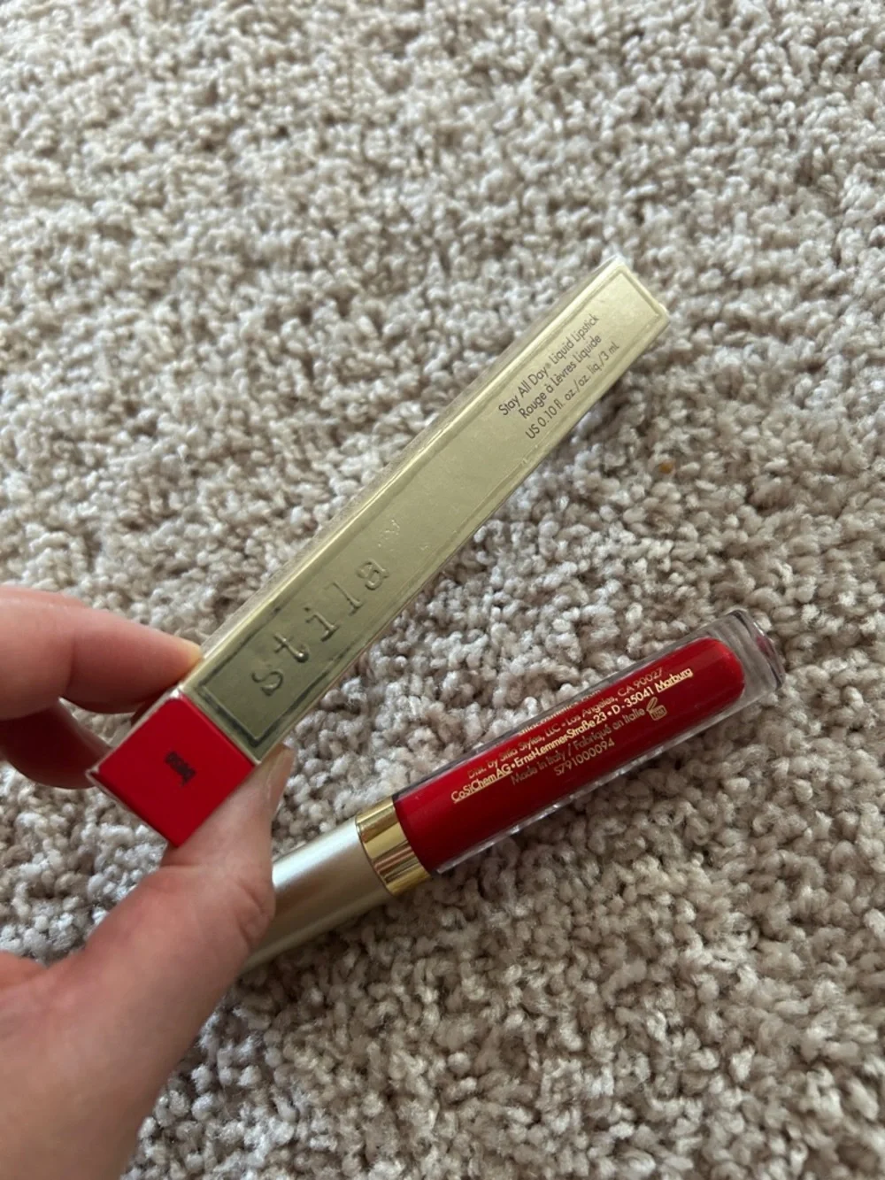 Stila & Clinique red lip bundle